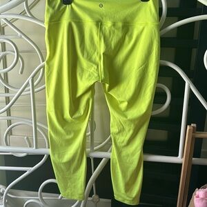 Lululemon neon leggings